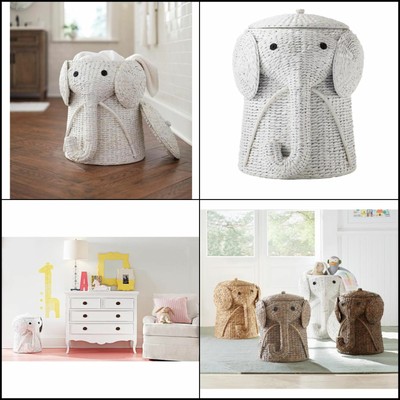 baby laundry basket elephant