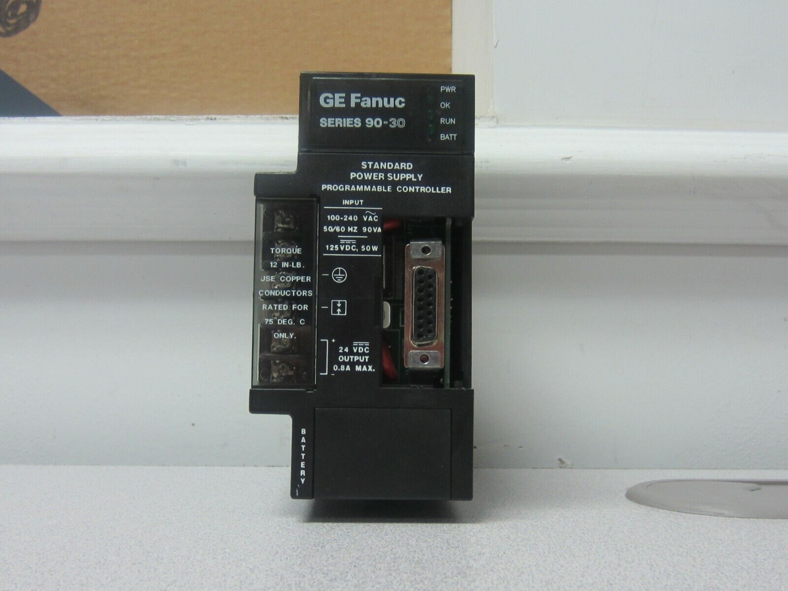 GE FANUC 1C693PWR321U SERIES 90-30 100-2 POWER 30 SUPPLY Max 74% OFF Reservation WATTS