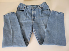 Vintage LEE Original Women's 12P Petite Stonewashed Blue Denim Pants Jeans