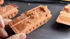 3D Printed 1/72/87/144 Russian BMP-1P Infantry Fighting Vehicle Model Kit