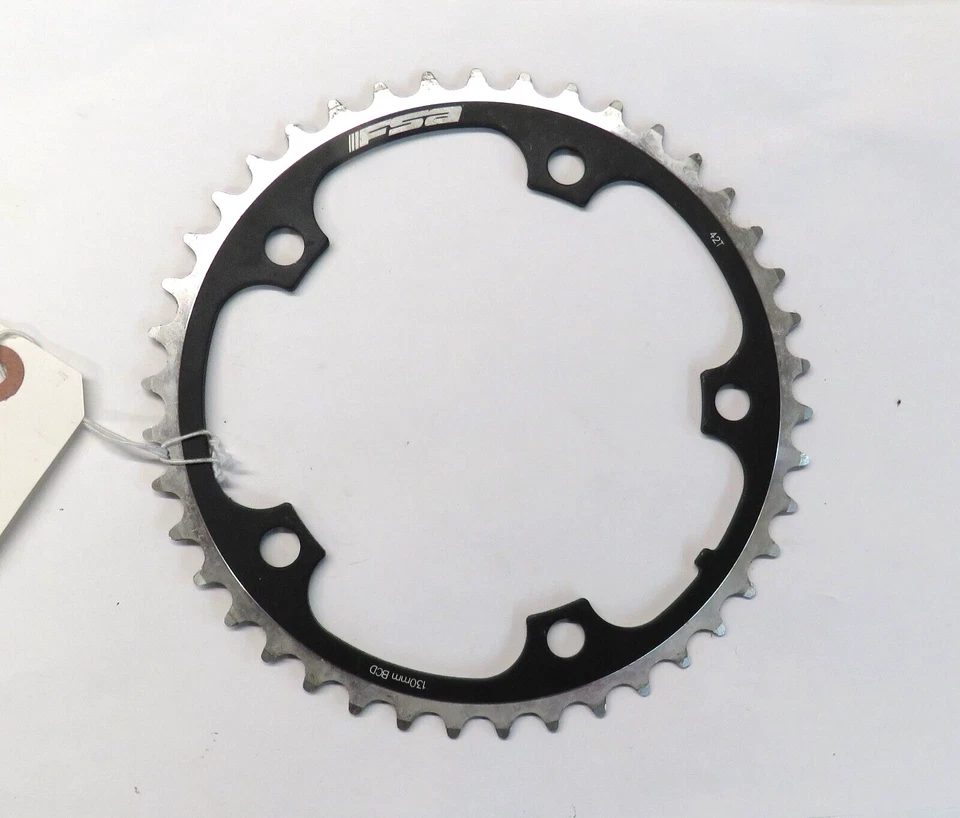 FSA  Pro Road 39T 130mm Chainring 5 Bolt 10 speed Midd - Image 3 of 3