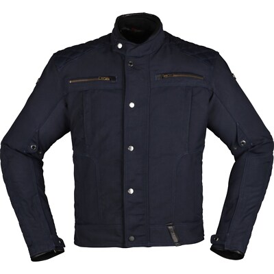 Mens Motorcycle Jacket XS - Modeka Thiago - Waterproof Dark Blue