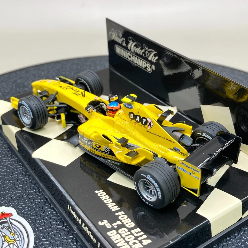 MINICHAMPS 1/43 Jordan Toyota EJ14 Timo Glock 3rd Driver 400040039 - Image 2 of 4