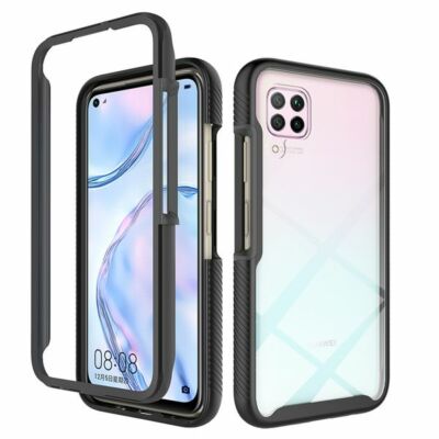 Huawei P40 LITE Hülle Handyhülle Schutzhülle Rugged Hybrid Case mit Displayfolie