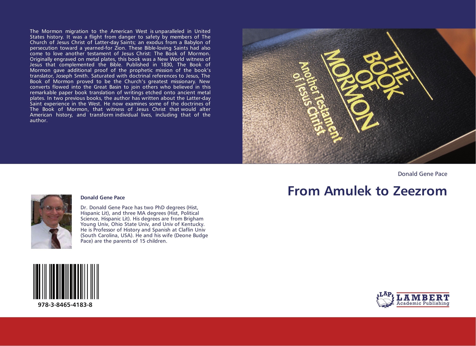 Thumbnail - Donald Gene Pace | From Amulek To Zeezrom | Taschenbuch | Englisch