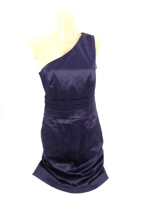 Esprit Damen Asymmetrisches Kleid Gr. 38 Lila Abendkleid ärmellos (18952)