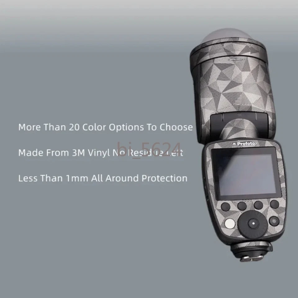 Funda protectora de calcomanías para Profoto A10 A1X Recubrimiento para luz flash Foto 3 de 4