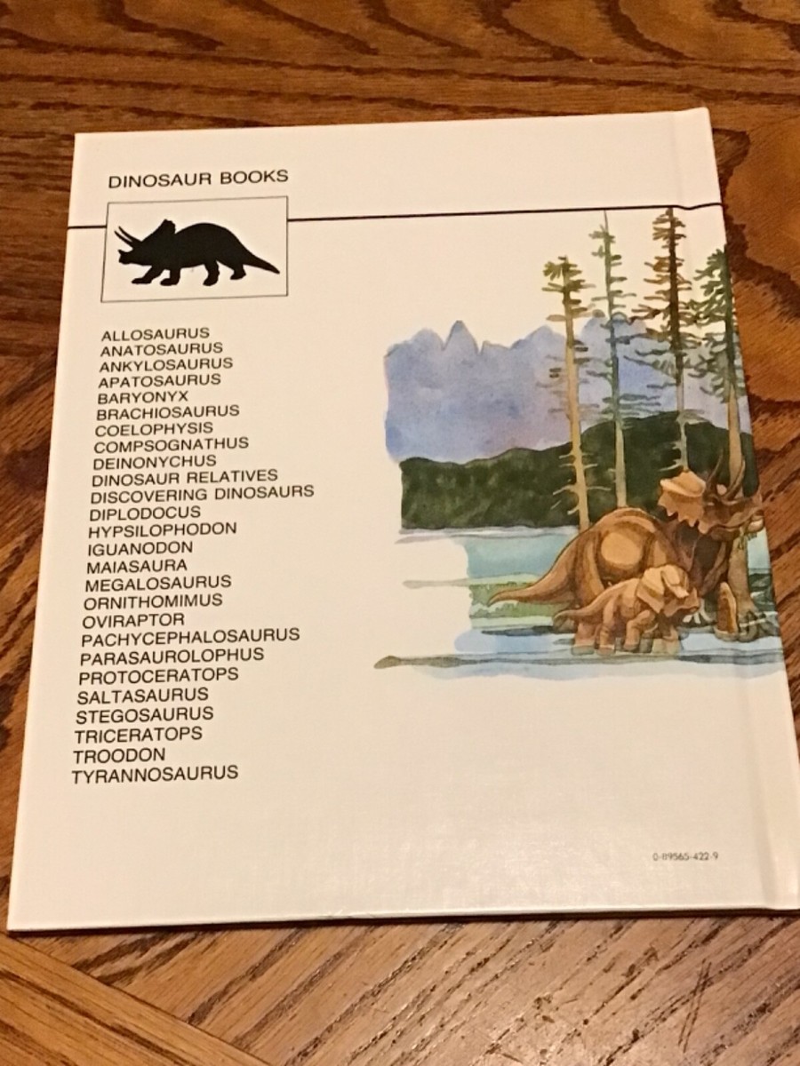 Triceratops Dinosaur Book By Janet Riehecky~The Child's World