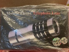 NIB 18x Optical Zoom Telescope Camera Lens Kit Tripod For Smartphones.
