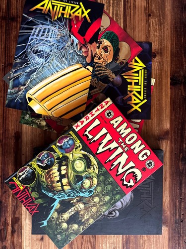 Anthrax "Among the Living" Graphic Novel (Z2 Comics - Hard Cover w/ Box) - Picture 4 of 4