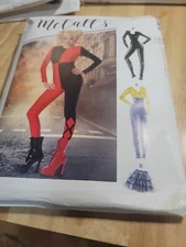 McCall's R10670 Pattern Misses Cat Woman Harley Quinn Jumpsuit Skirt Size 12-20 
