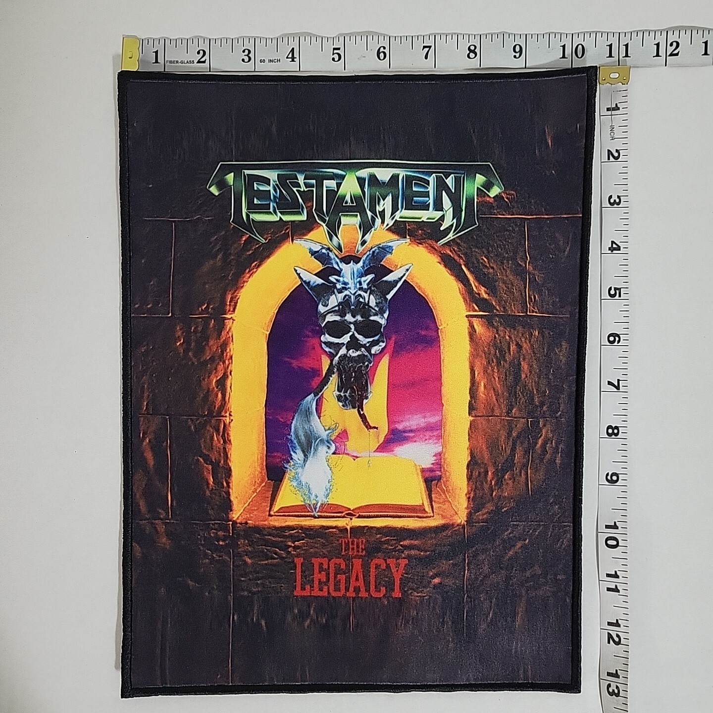 . TESTAMENT The Legacy BACK PATCH BIG Printed Band Logo eBay