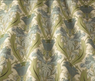 iliv Rideaux art déco acanthe cerise (style William Morris