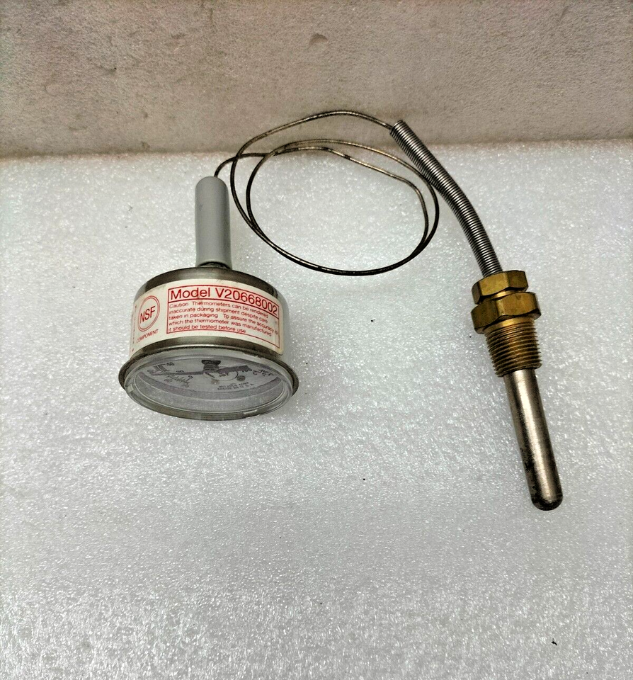 Thermomètre Analogique MILJOCO NSF - Plage 0-105°C / 20-220°F, Référence V20668002, Neuf (sans Boîte)