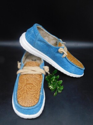 GYPSY JAZZ TOILE DENIM LUMA TURQUOISE WOMEN'S