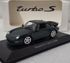 Porsche 911 993 Turbo S 3.6 1998 Brewster Green 1/43 Minichamps MAP 020 025 16