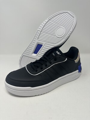 Adidas Postmove SE Black Lucid Blue Iridescent Sneakers H03743 Women's Size