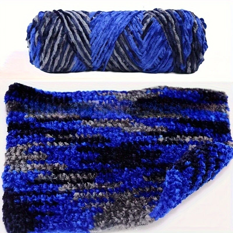 200ml/200g Drei Stränge Glänzend Samt Garn Weich Plüsch Garn Häkeln Garne - Bild 4 von 4