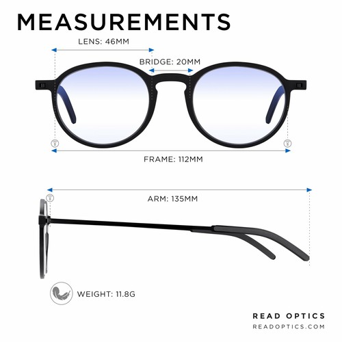 Ultra Thin Blue Light Block Glasses for Men & Women,Glasses for Gaming & Screens - Afbeelding 3 van 9