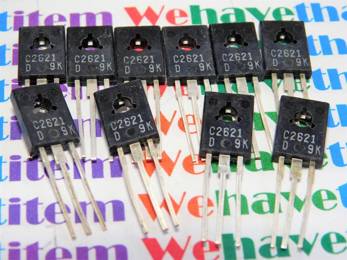 2SC2621E / TRANSISTOR / 10 PIECES / CROSSES TO ECG157, NTE157
