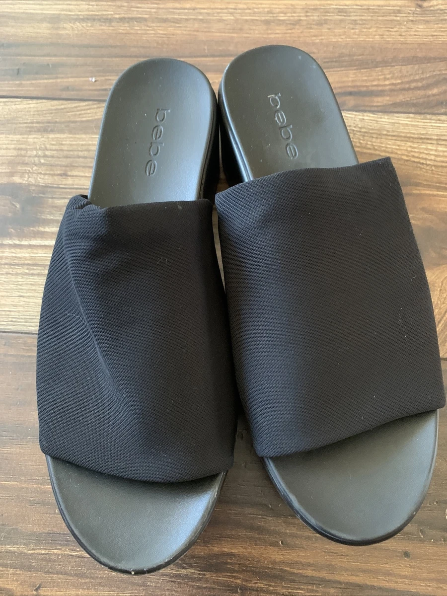 Platform shop stretch sandals