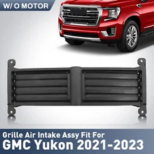 For 2021-2023 GMC Yukon Front Lower Radiator Grille Air Shutter W/O MOTOR