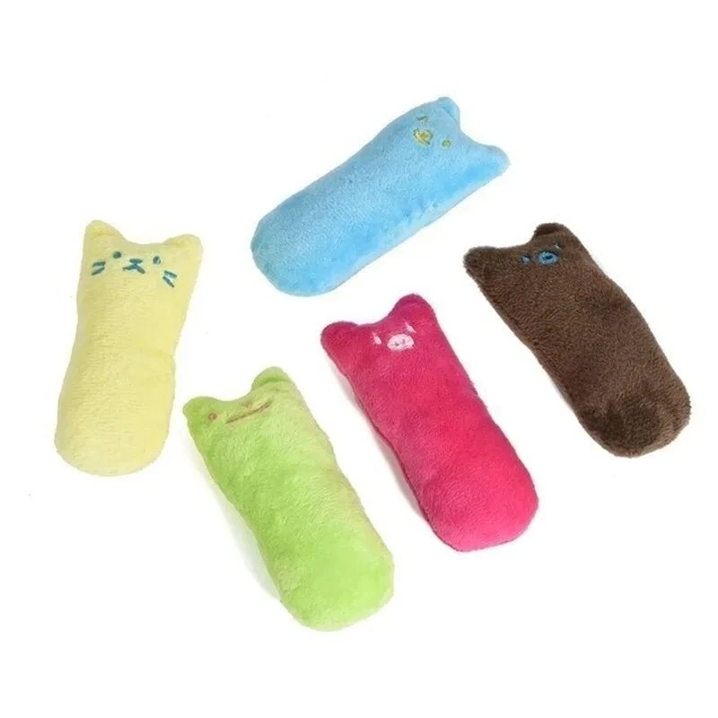 Pet Cat Kitten Catnip Toys Chewing Teeth Grinding Thumb Interactive Funny Toy - Image 3 of 4