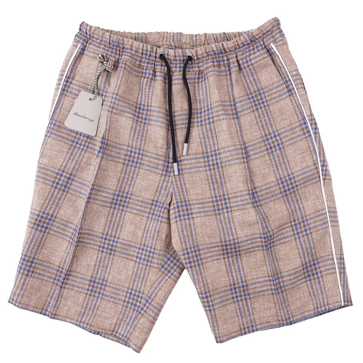 Verificación de Lino Pantalones Cortos Para Hombres