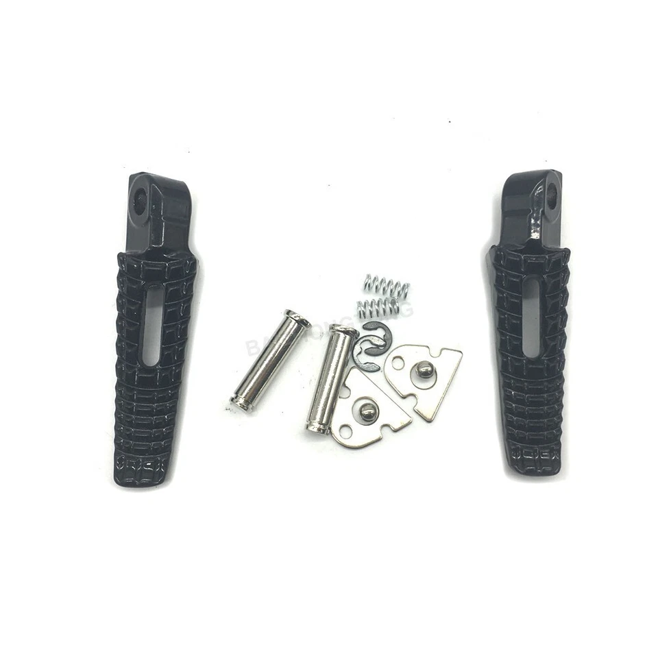 Soporte de clavija de pie de pasajero trasero negro apto para Suzuki GSXR600 GSXR750 2011-2018 Foto 4 de 4