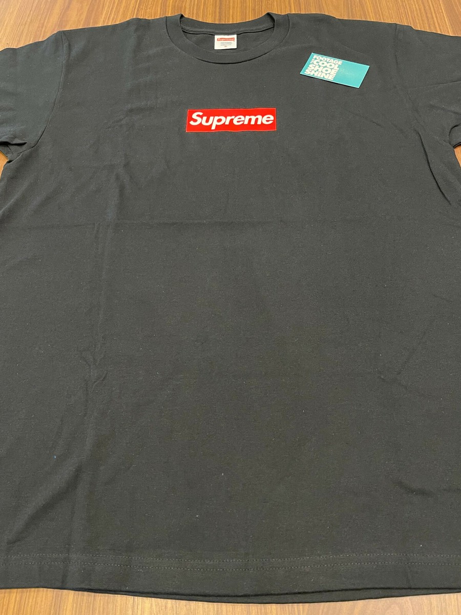 2014 SS14 SUPREME 20TH ANNIVERSARY BOX LOGO TEE SHIRT BLACK 2014 SS14 SUPREME 20TH ANNIVERSARY BOX LOGO TEE SHIRT BLACK
