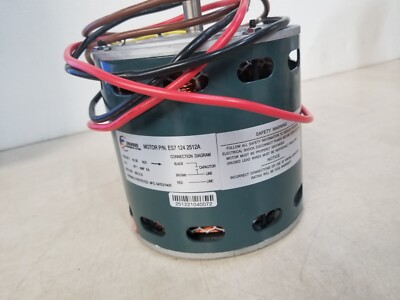 Snowbird Environmental Systems Motor 1HP 1625RPM ES7 124 2512A
