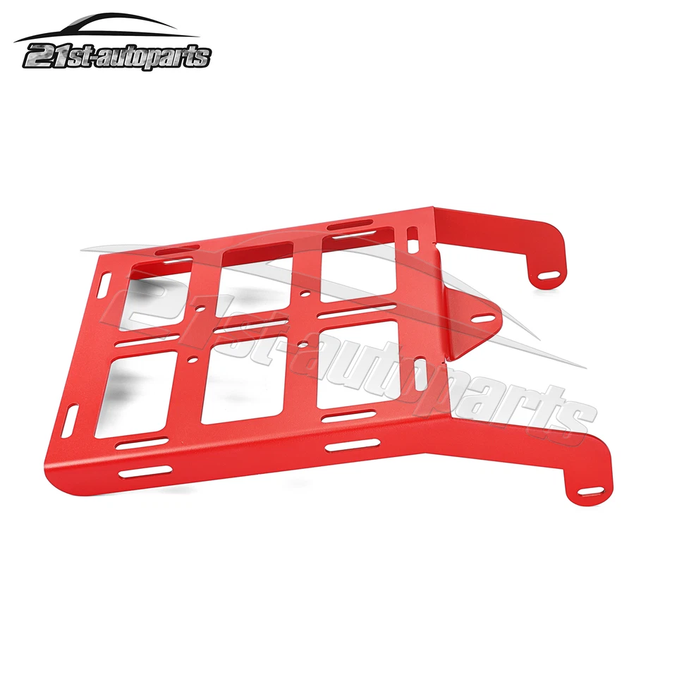Portaequipajes de carga rojo con recubrimiento en polvo trasero de acero para Honda XR650L 1993-2025 Foto 4 de 4