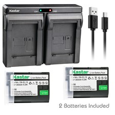 Kastar EN-EL15 Battery  Charger for Nikon D850 D810 D7500 D750 D7200 D600 D610