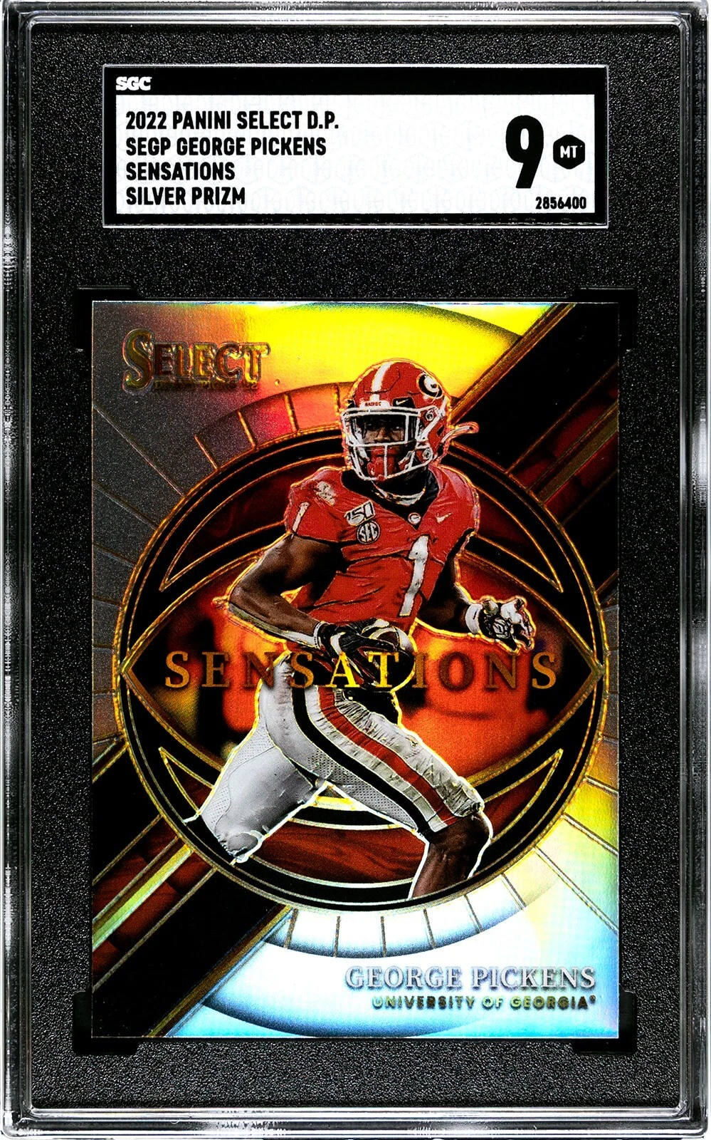 George Pickens Panini Select Draft Picks Sensations #SEGP Silver Prizm