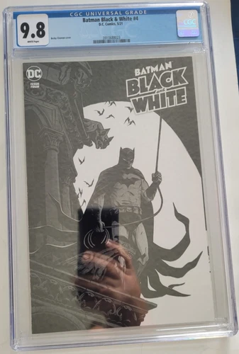BATMAN: BLACK AND WHITE #4 CGC 9.8 GRADED DC COMICS 2021 BECKY CLOONAN COVER!