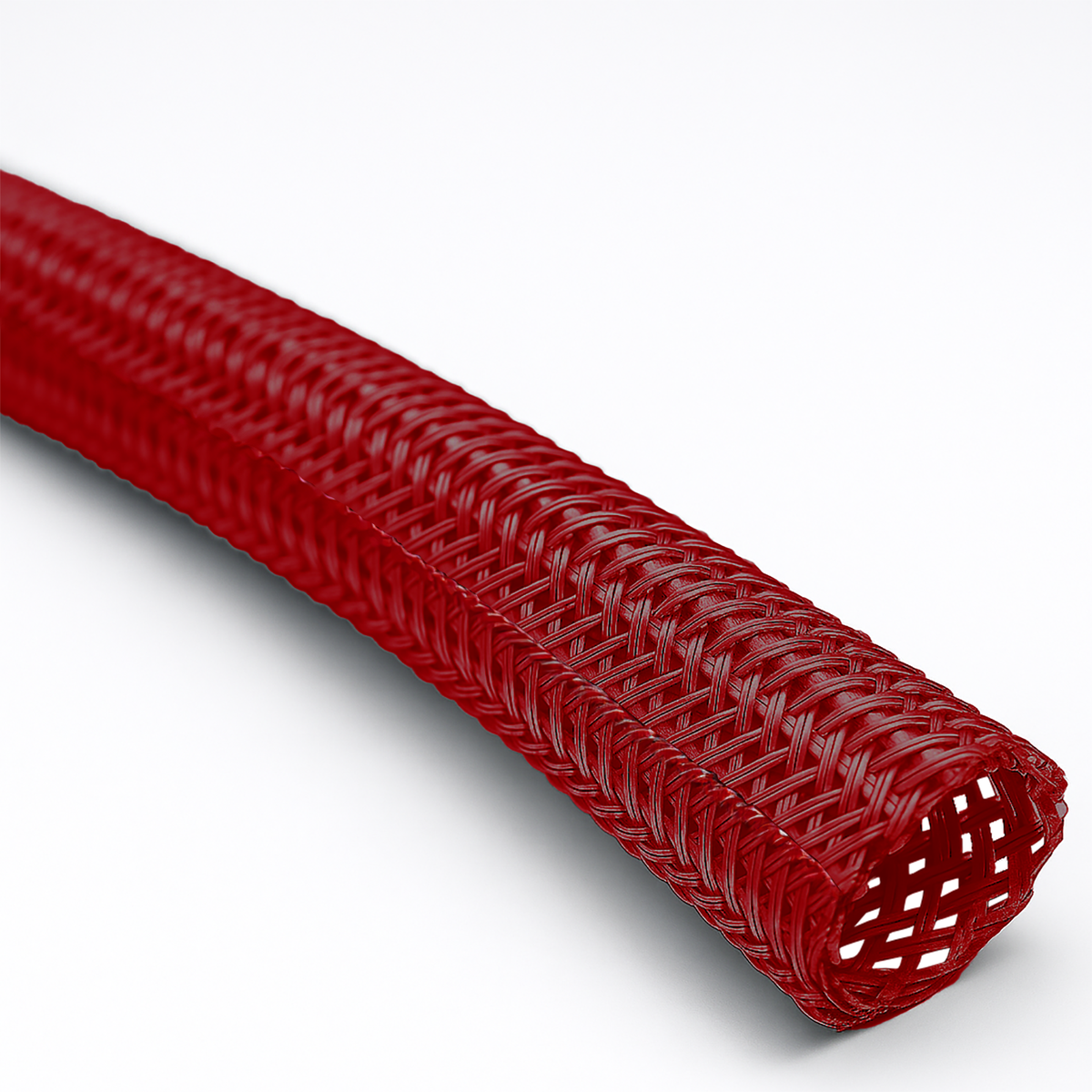 Electriduct 1.5" Heavy Duty Spiral Wrap - 10ft Red HDPE Cable Sleeve For Hose & Wire Protection