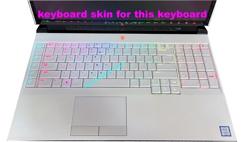 US Keyboard Cover Skin For Dell Alienware 17 R2 R3 R4 R5,Area-51m,Alienware 18 - 第 7/8 張圖片