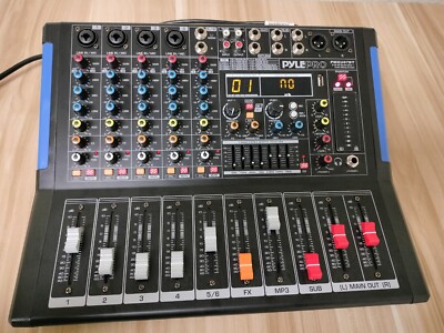PYLEPRO (PMXU67BT) 16 DSP 6-Ch. BT Studio Professional Mixer