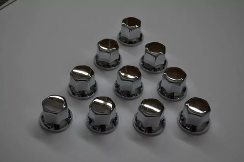 25 pcs Chrome 32 mm Wheel Nut Bolt Covers Caps Universal for all Trucks UK Stock - Picture 4 of 6
