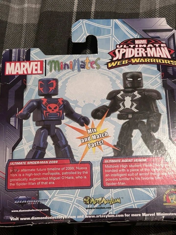 Minimates Marvel Ultimate Spiderman 2099 - Ultimate Agent Venom - S1 Foto 2 de 4