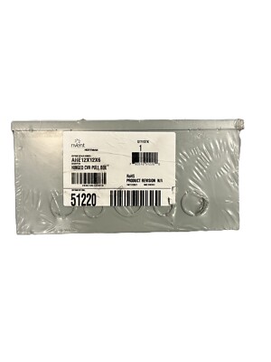 NVent Hoffman AHE12X12X6 Hinged Cover Pull Box