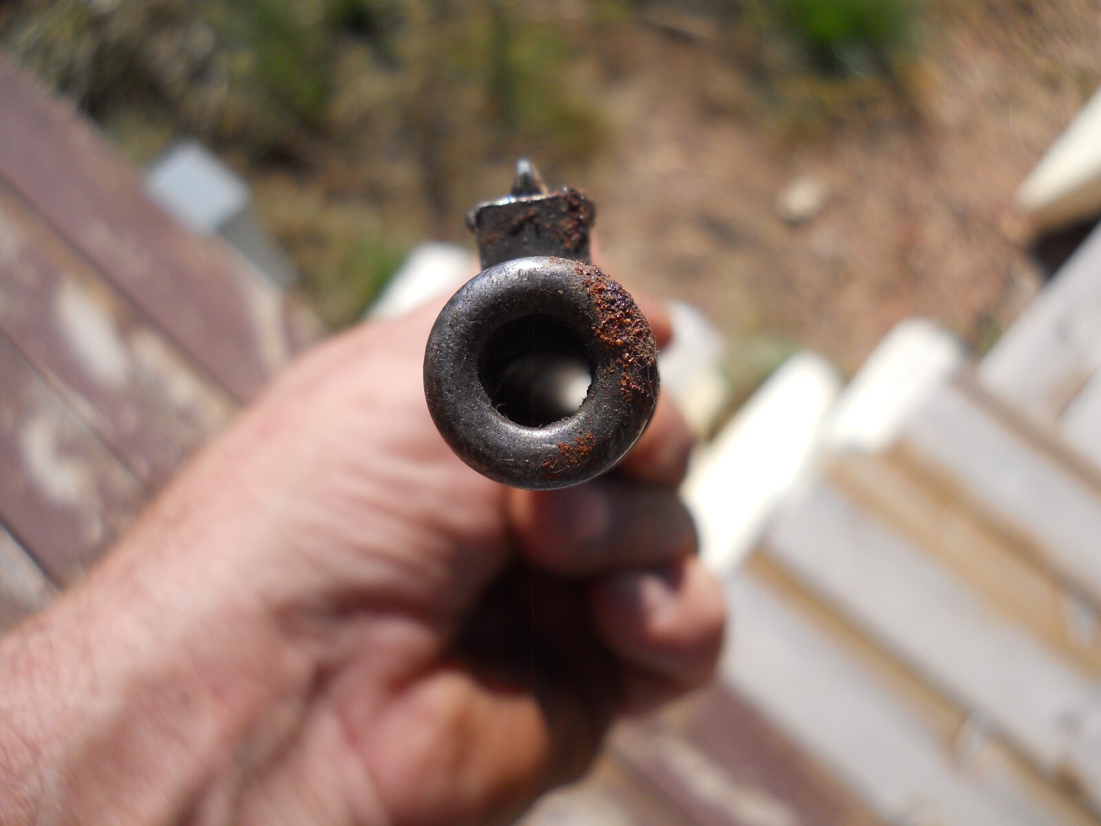 Mexican model 1936 mauser short rifle 7mm cal.  barrel w good bore