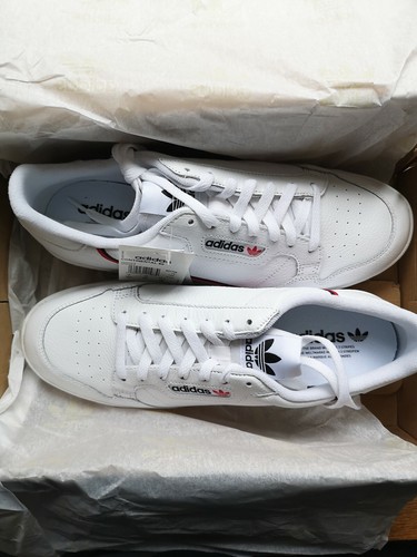 Adidas Continental 80 Trainers in White 
