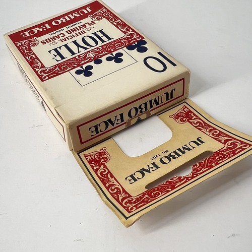 Vintage Hoyle No. 1202 Playing Cards Nevada Finish Jumbo Face Sealed + Hangtab - Picture 2 of 6