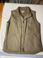 Ladies Woolrich Winter Vest In Dark Wheat Color. Size M.