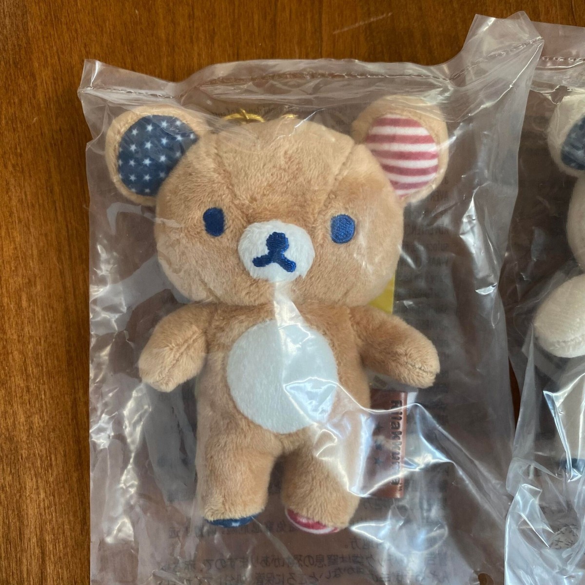 パンくま。エミサリーS×1エミサリーT×2カートリッジ×2 San-X Rilakkuma USA Tour Plush Keychain limited edition set of 2