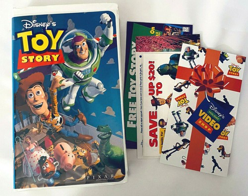 Pixar Disney S Toy Story Vhs Movie 6703 Clam Shell Woody Buzz Lightyear Ebay