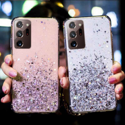 Schutzhülle Für Samsung A56 A16 A26 A36 A55 A15 A25 S25 Bling Glitter Klar Cover
