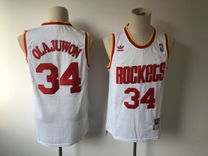 hakeem olajuwon jersey white