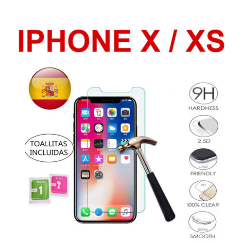 PROTECTOR DE PANTALLA CRISTAL PARA IPHONE 13 12 11 X XS XR 8 7 6 5 14 TEMPLADO - Imagen 11 de 29